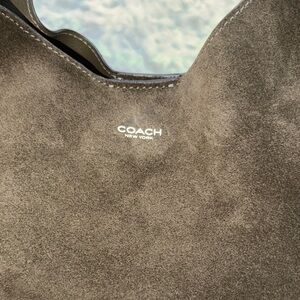 Coach Brooklyn Olive (HARD TO FIND) Suede Shoulder Bag -Like New